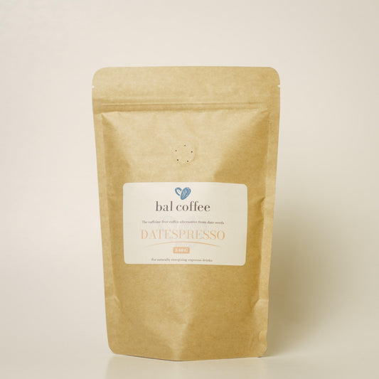 BAL Coffee DateSpresso, Premium Roasted Date Seed Espresso Alternative, Caffeine Free, 12 oz